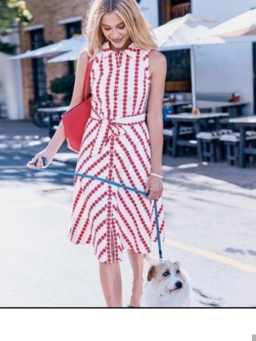 EUC Boden Clemmie Midi Dot Shirt Dress 2P